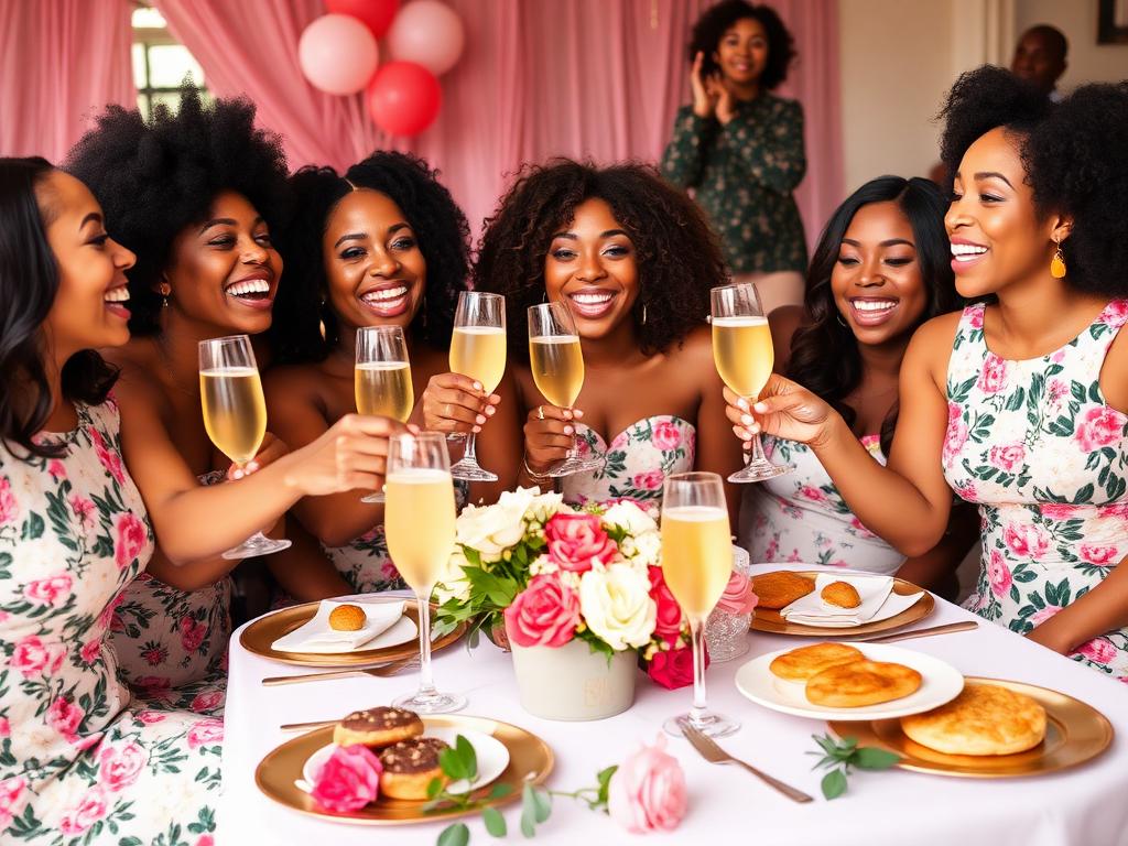 Members toasting at Mimosas and MooMoos brunch